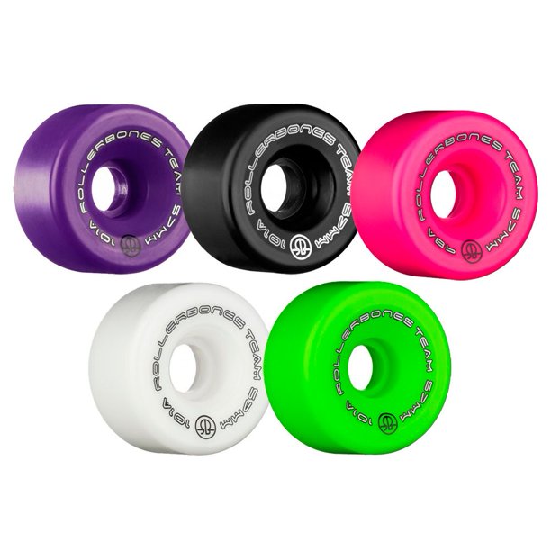 BONES ARTISTIC WHEELS 62MM 97A WHITE set of 8 NEW IN PACK 