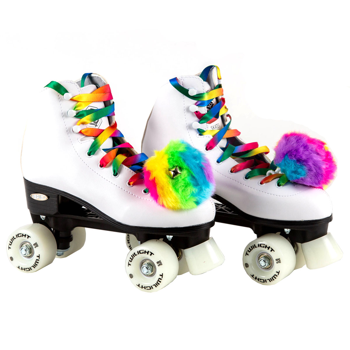 ROLLER SKATE POM POMS