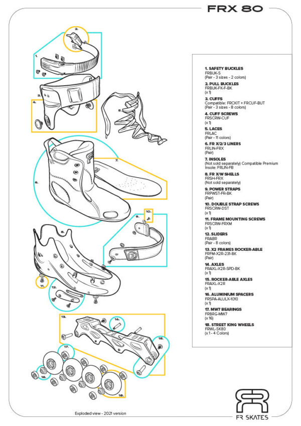 FR-FRX80 Item List