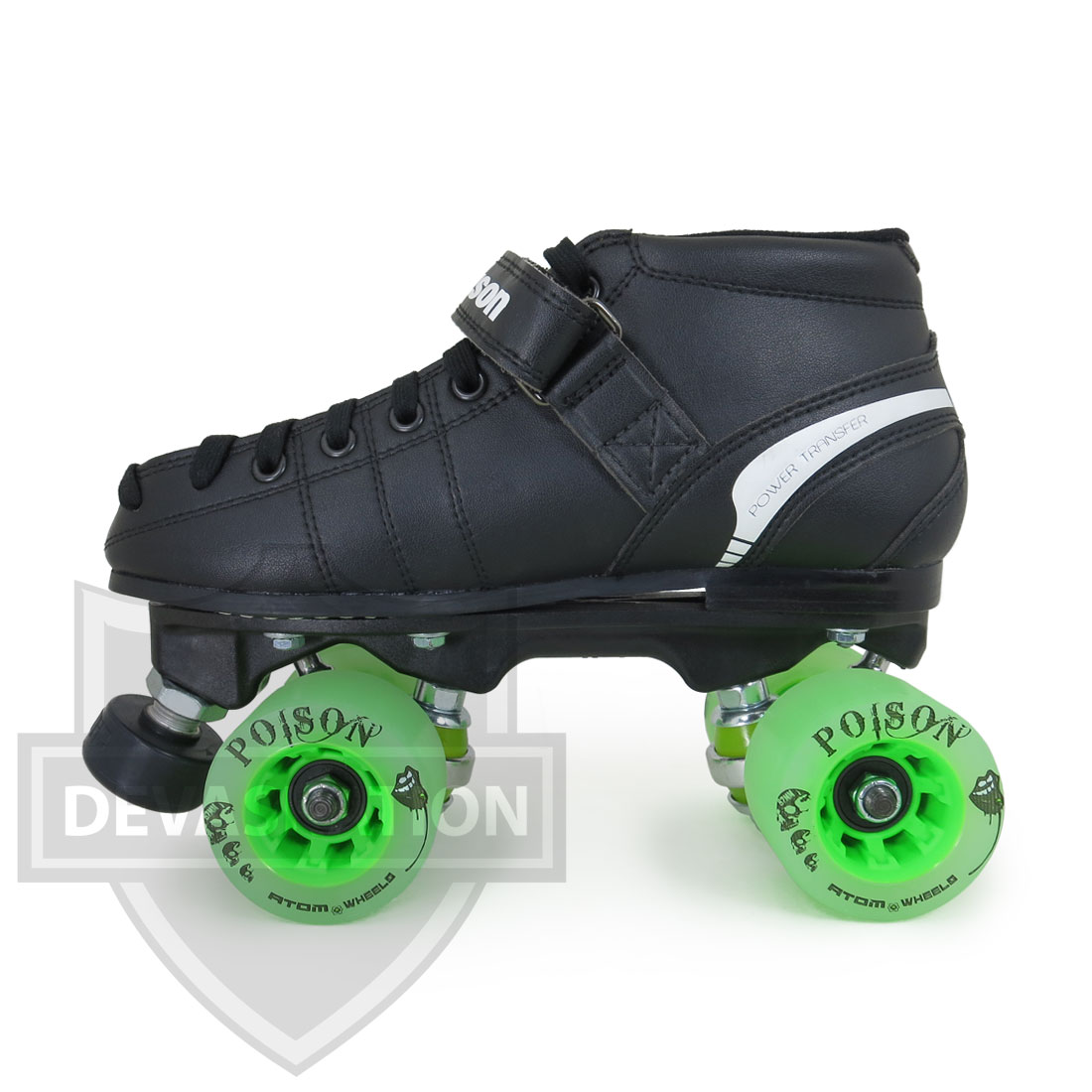 Choose color Jackson VIP Derby Quad Roller Speed Skates JR200 w/ Poison Wheels 