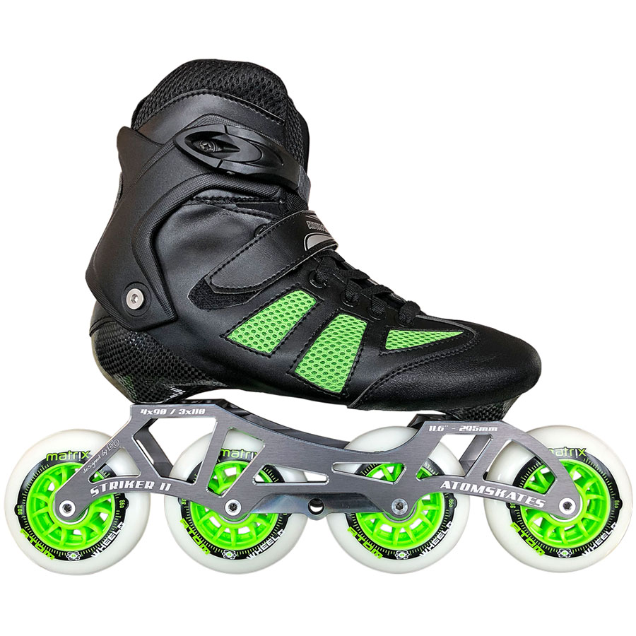 Roller skates 4 wheels in a row on sale