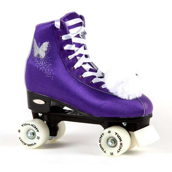Epic Purple Butterfly Quad Skates