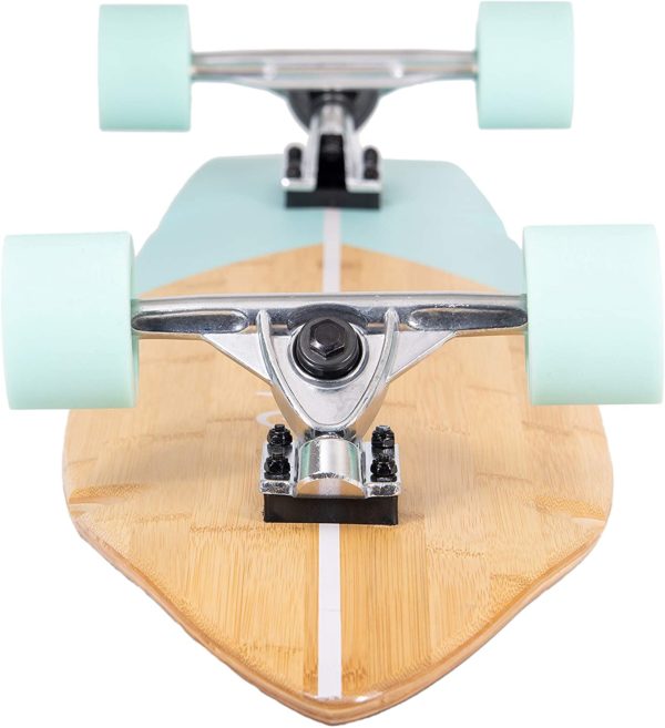Retrospec Zed Bamboo Longboard Skateboard Complete Cruiser - Image 4