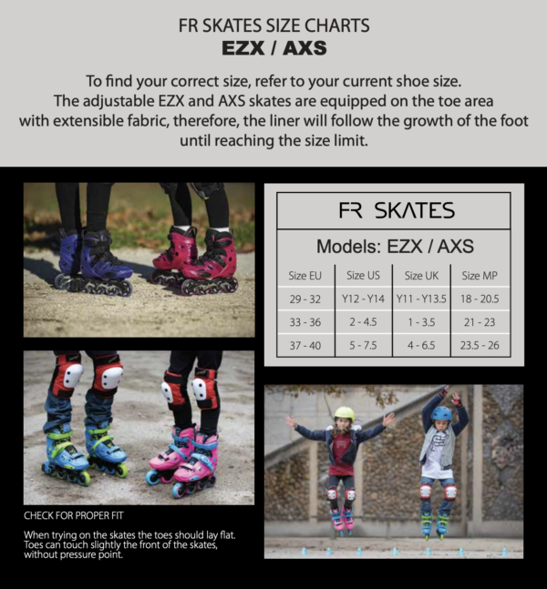 FR EZX AXS Size