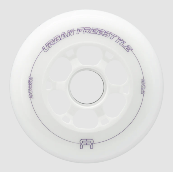 FR URBAN FREESTYLE WHEELS white purple 90mm