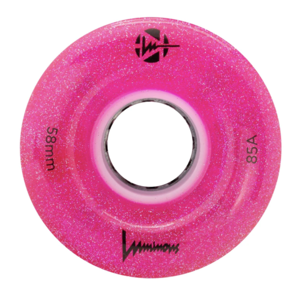 Luminous 58mm Glitter Pink