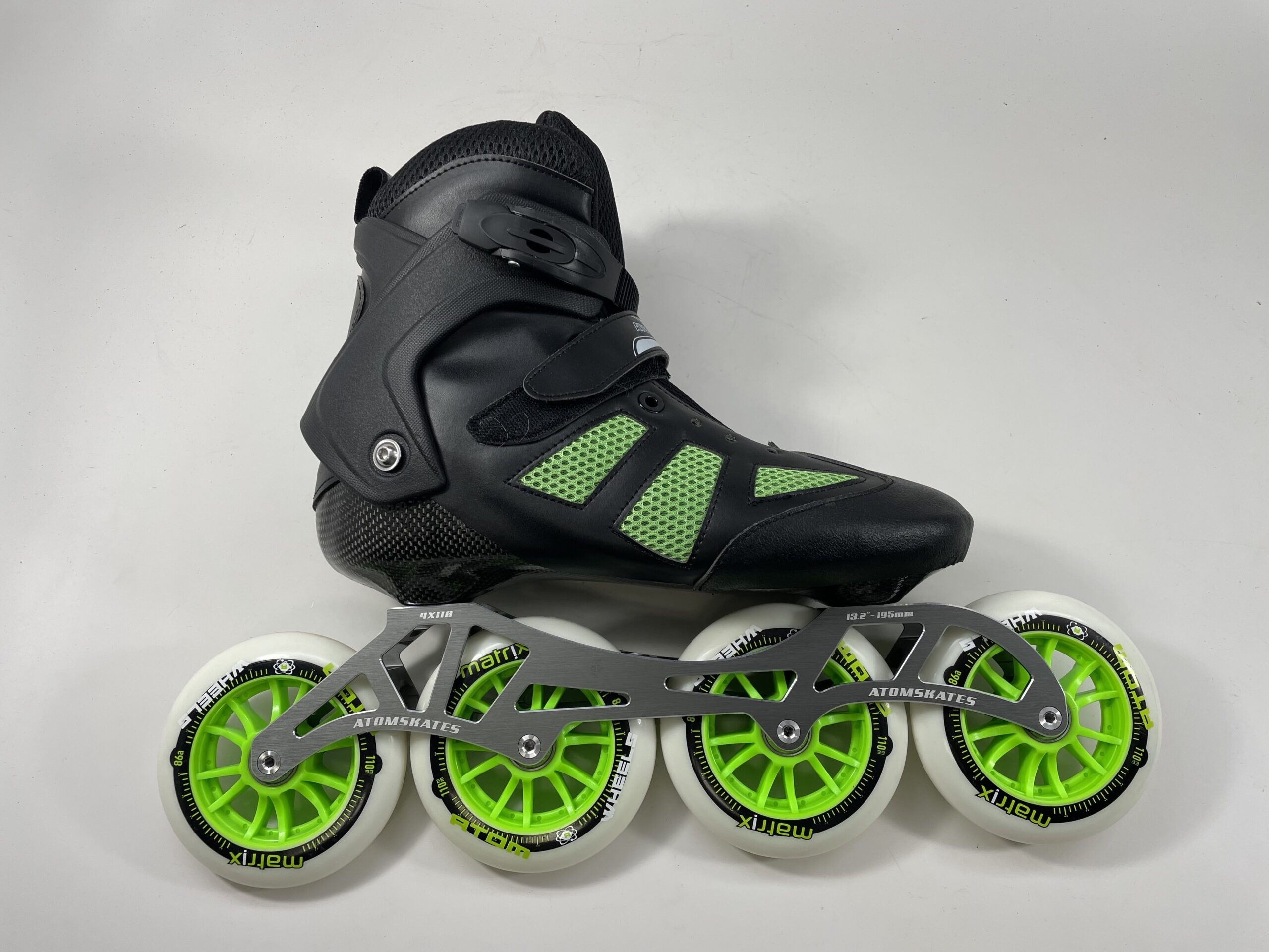 hoorbaar moeilijk Inwoner Atom Pro Fitness 4 Wheel 110mm Inline Skates - Open Box Clearance -  Devaskation.com