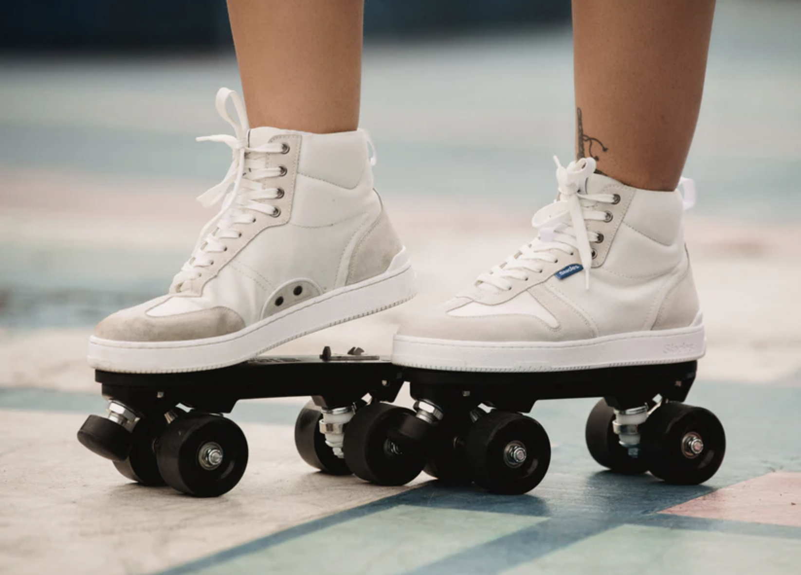 Roller S-Quad détachable Blanc