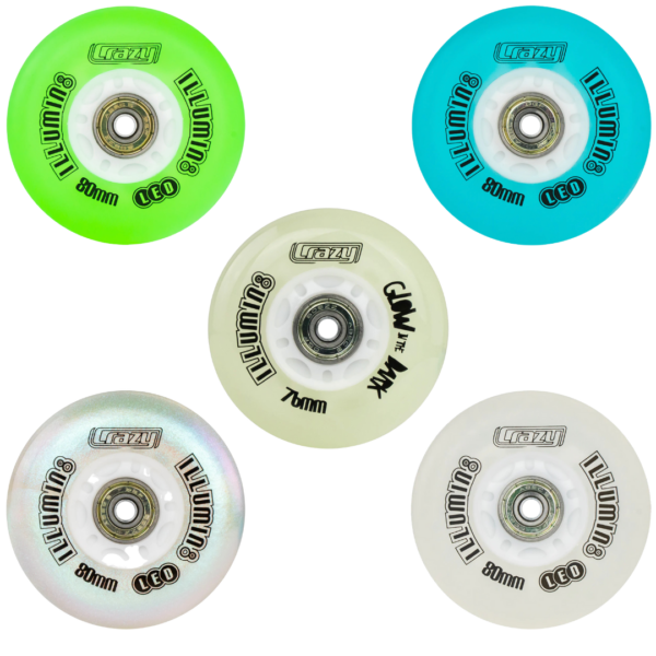 illumin8 Inline Wheel by Crazy Skates