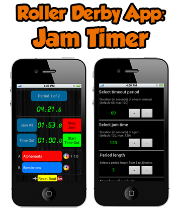 Roller Derby Jam Timer App